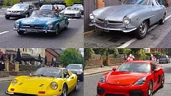 Supercars in Newcastle! 300SL GULLWING, Lotus Europa, & More!!