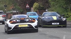 Supercars in Newcastle! Aventador Roadster, DB11 AMR, & More!