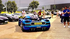 North East Supercars & Coffee at Aston Martin Newcastle, June 2023 *KOENIGSEGG AGERA RST TURNED UP*